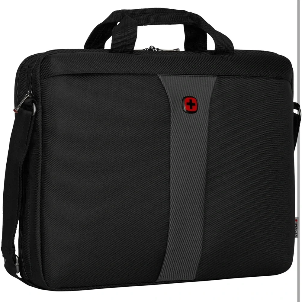 Wenger SwissGear Laptop Briefcase Bag – Black & Grey